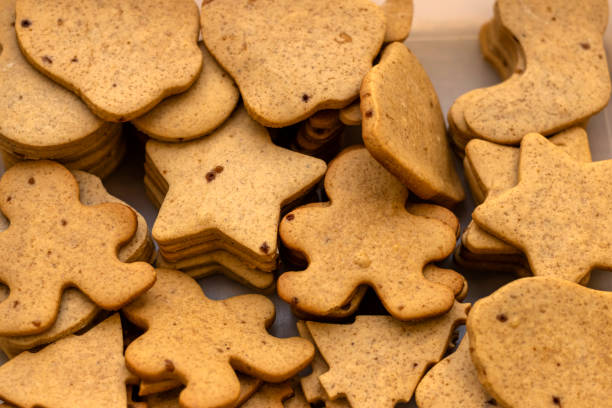 istock Christmas cookie workshops. Christmas cookies background. 1698311072