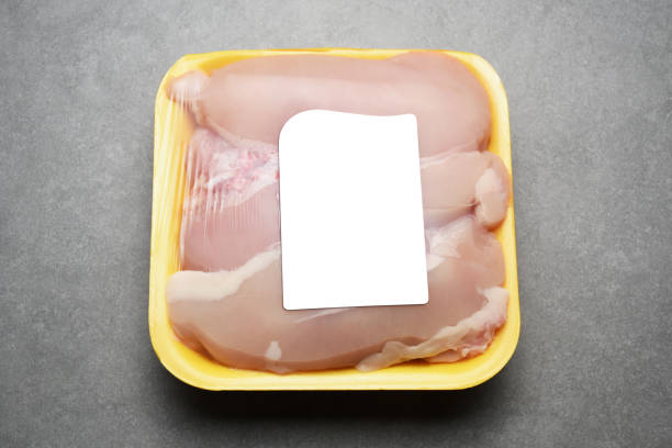 istock Chicken meats. Package of chicken breasts 1698333217