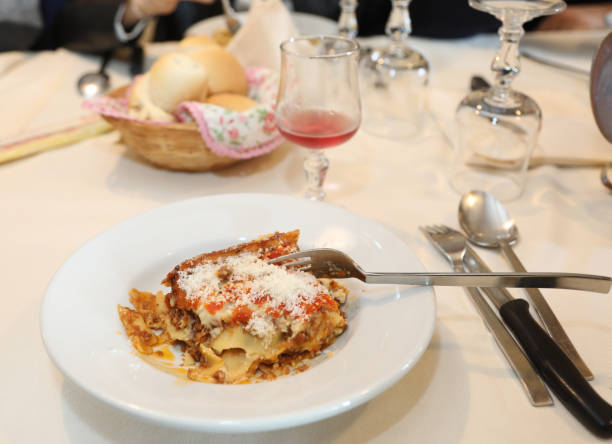 istock dish with lasagna with beef and cheese thin egg pasta typical central Italian dish 1698376343