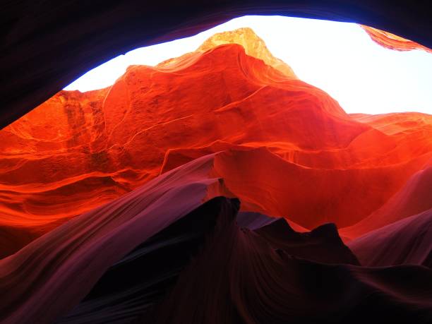 lower antelope canyon - canyon lower antelope foto e immagini stock