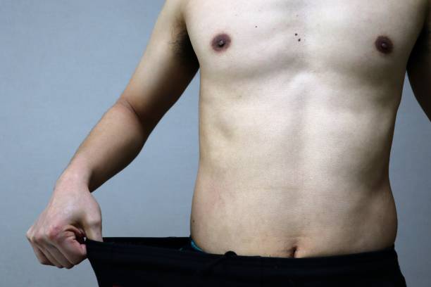 istock Japanese man who succeeded in dieting 1698398073