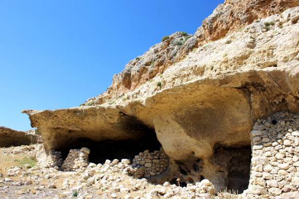 istock Sheep pens built in the natural hollows under rock 1698416958