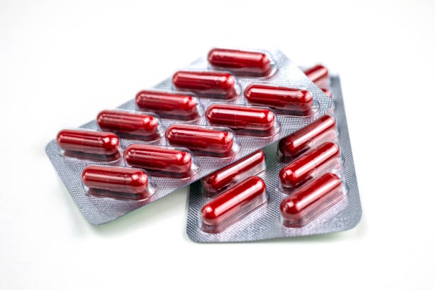 istock Several blister packs of calming pills 1698480699