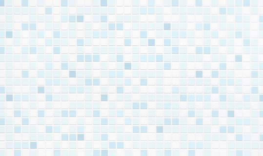 Pale blue mosaic tiles texture. Bathroom Wall tiles