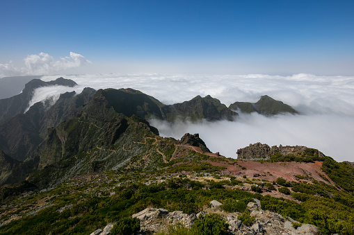 Madeira mountain from Pico Ruivo, Portugal