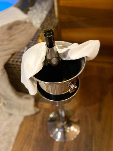 istock Champagne in luxury bathroom 1698541512