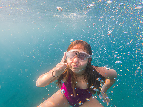 Little Girl in The Sea