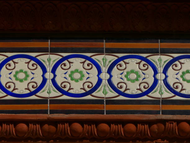 istock Exterior ornamentation, villa Laurens, Agde, Herault 1698672039