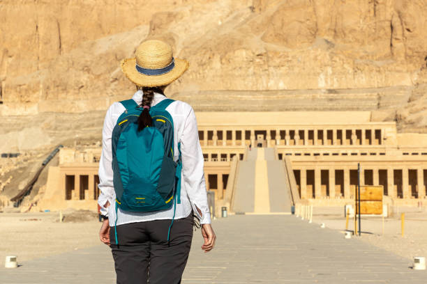 istock Woman at Hatshepsut Temple 1698672072