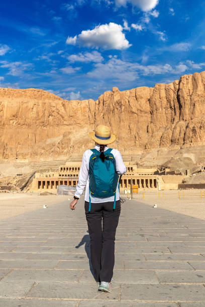 istock Woman at Hatshepsut Temple 1698681971