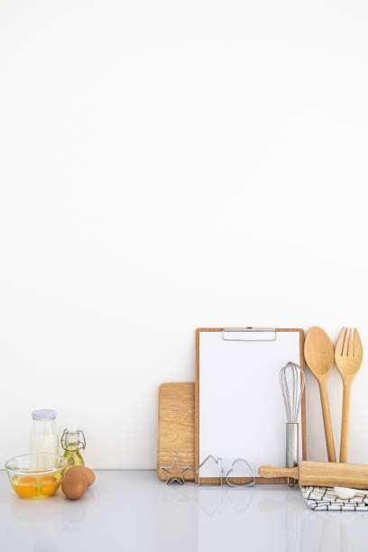 istock Kitchen utensils and tools for homemade baking on a light  background. Selective focus. 1698689788