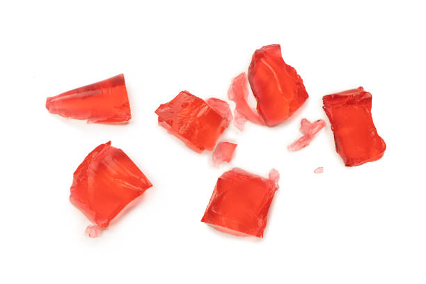 istock Sweet fruit jelly dessert isolated on a white background. 1698705831