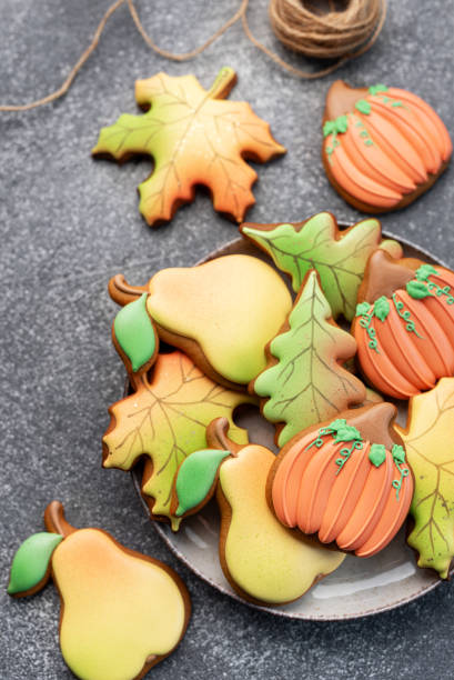 istock Multicolored autumn homemade cookies 1698709601