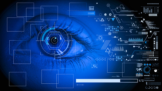 The concept of the new technology is iris recognition.