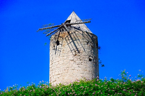Historic windmill in Pella, Iowa.