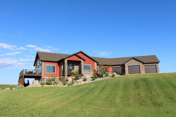 istock Large Rural Single Family Home Exterior 1698842242