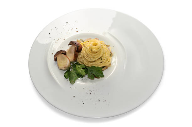 istock spaghetti egg pasta with boletus edulis mushroom 1699041466