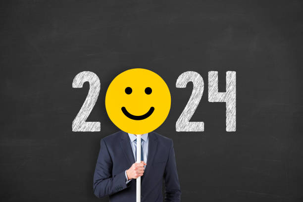 istock Happy New Year 2024 on Blackboard Background 1699056885