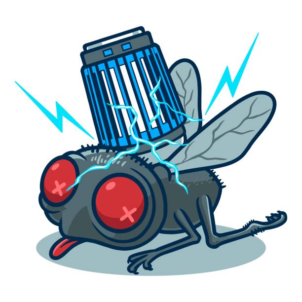 инструменты bug zappers убивают насекомое - bug zapper stock illustrations