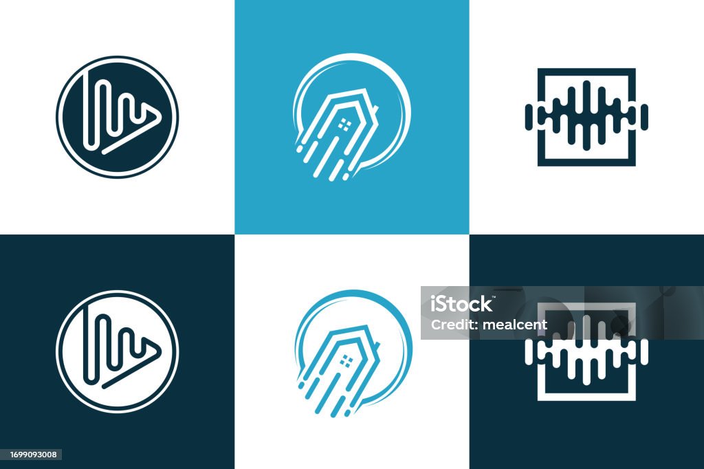 Technology Design Vector Collection With Creative Element Concept Stock ...