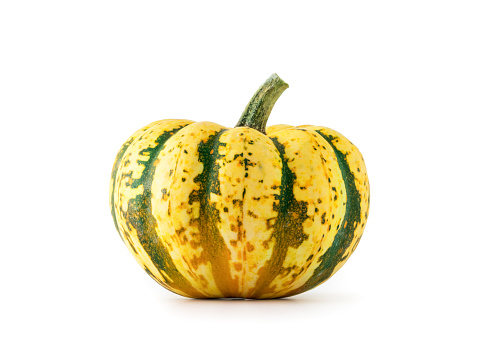 Autumn pumpkin, isolated on white