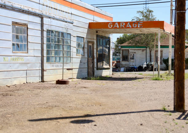istock Abandoned mechanic garage in a western ghost town 1699160283