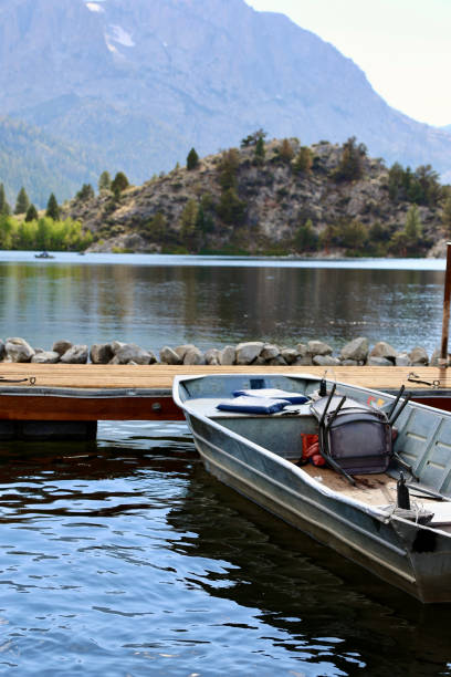istock Motorboat rentals lined up along the dock 1699166699