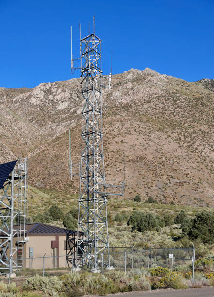 istock Cellular tower in a remote location in the desert 1699177400