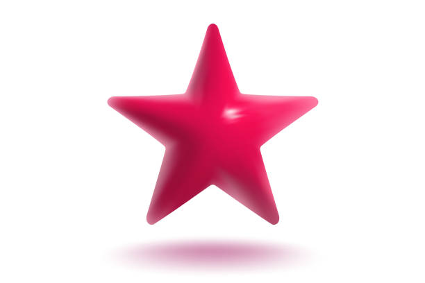 istock Vector icon of realistic red star. Achievements for games or customer rating feedback of website. Vector illustration of star in realistic 3d style. 1699211507