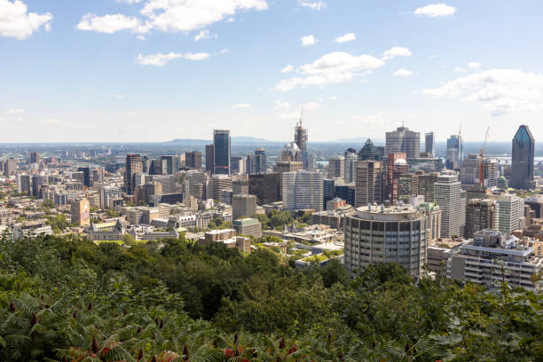 istock aerial view of Montreal. Canada 1699215655