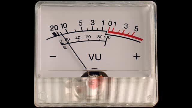 Analog Volume Unit Meter VU Meter Alpha