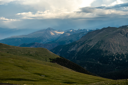 Longs Peak From The Tundra of Trail Ridge Road in Rocky Mountain National Park