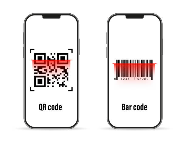 400+ Qr Code Scanning Red Stock Illustrations, Royalty-Free Vector ...