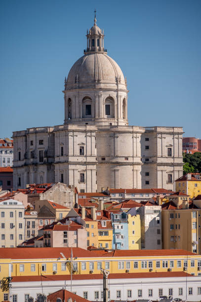 National Pantheon, Lisbon Beautiful views of the National Pantheon and rooftops of Lisbon's old city. national pantheon lisbon stock pictures, royalty-free photos & images