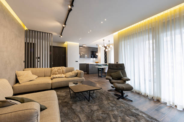 istock interior of a open plan modern luxury apartment 1699324731