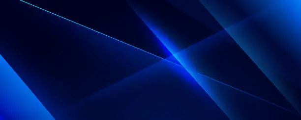 Vector illustration of Abstract glowing dark blue metallic technology futuristic backgroun design