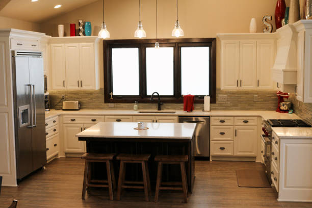 istock New Kitchen with White cabinets and dark accents 1699375942