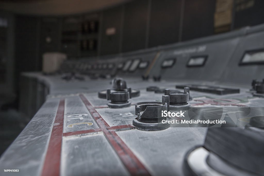 abandoned nuclear reactor control room detail of an abondoned nuclear reactor Chornobyl Stock Photo