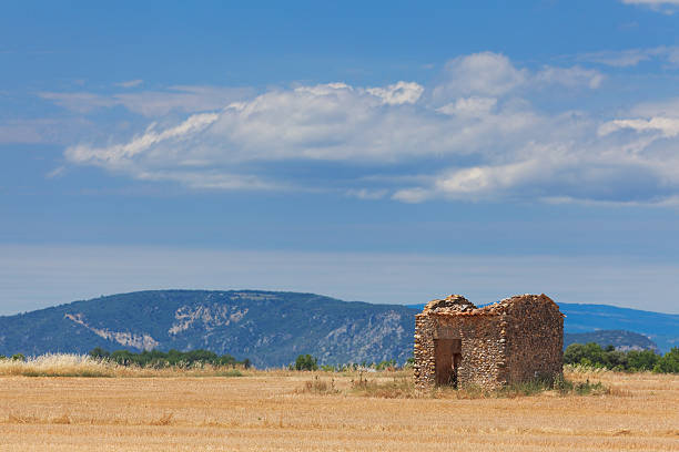 ruined farm house in Provence, France