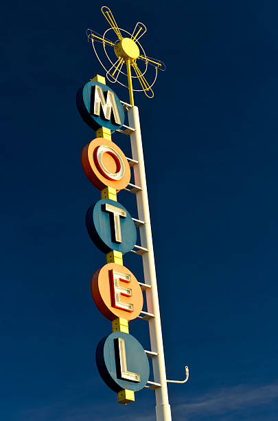 istock Route 66 Americana Classic Neon Motel Sign 169941732