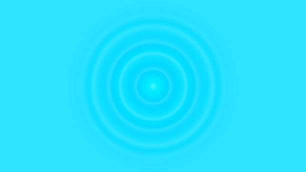 istock water drop wave formation animation. Top view of water dropping with circle waves. Splash of concentric circles from water droplet. 1699425730