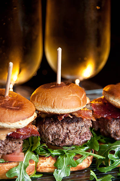 istock Mini Burgers and Beer 169943227