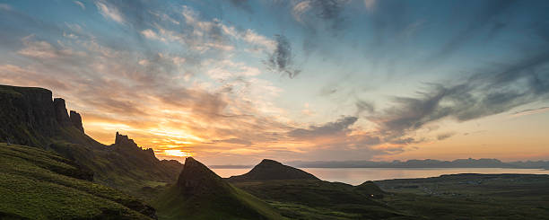 istock Scotland glorious sunrise panorama over Quiraing mountain pinnacles 169943576