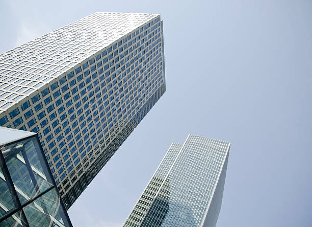istock Business District, Canary Wharf Corporate Buildings 169944491