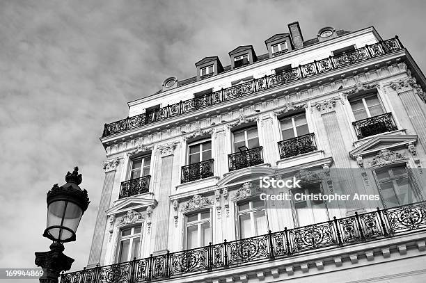 아름다운 늙음 Haussmannian 미흡함 In Paris France 조르주외젠 오스만에 대한 스톡 사진 및 기타 이미지 - 조르주외젠 오스만, 건물 외관, 흑백