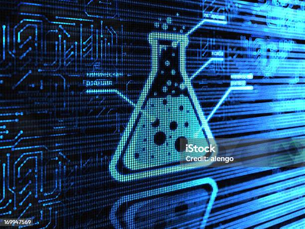 Laboratório - Fotografias de stock e mais imagens de Química - Química, Realidade virtual, Abstrato