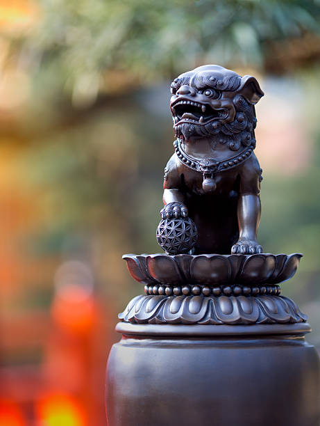 istock Traditional Chinese Foo Dog guardian lion 169949993