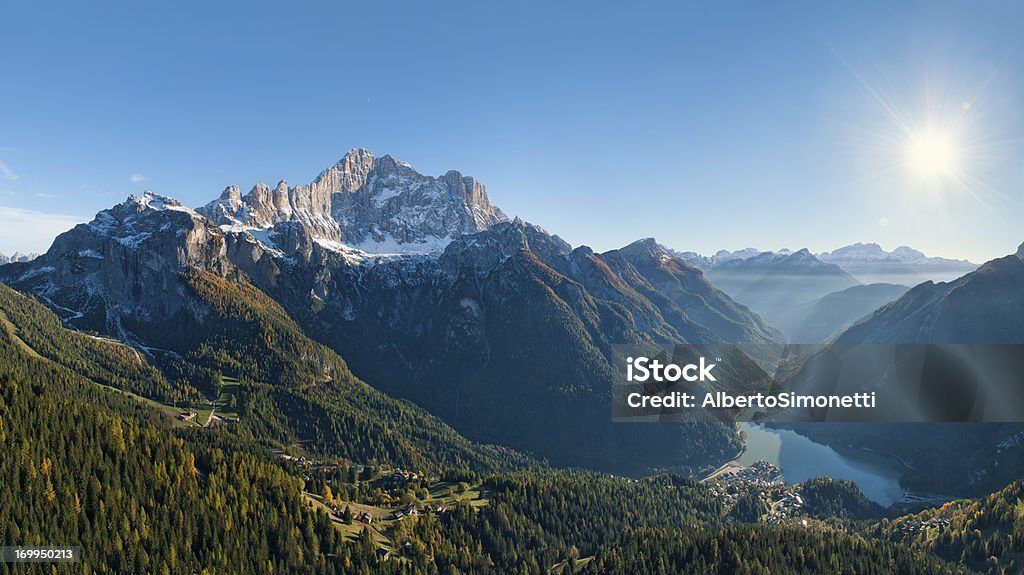 Alleghe - Lizenzfrei Herbst Stock-Foto