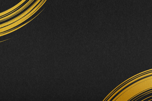 Beautiful background of black and gold
