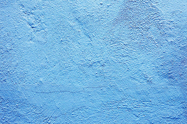 Old light blue wall texture background stock photo